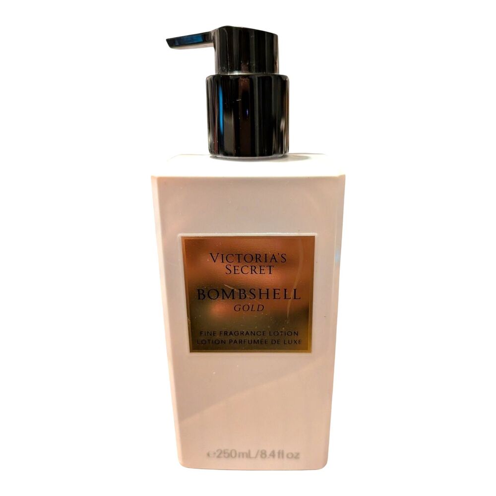 VICTORIA'S SECRET BOMBSHELL GOLD FINE FRAGRANCE BODY LOTION Pump 8.4oz NEW
